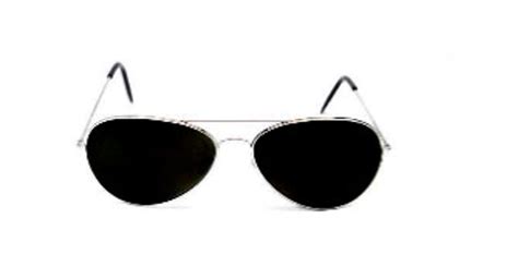 Party Glasses Aviator Silver