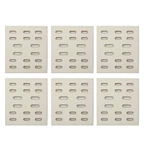 Hongso 8 X 725 Replacement Ceramic Radiant Flame Tamer Heat Plate