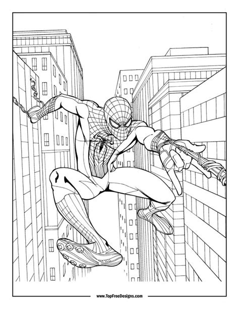 Spiderman Coloring Pages For Sheets Infoupdate Org