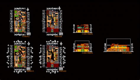 House 2 Levels DWG Section For AutoCAD Designs CAD