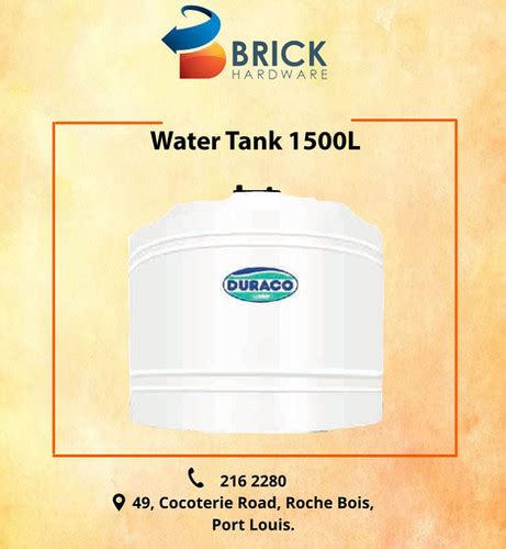 Water Tank 1500 Litres Duraco Brickhardware