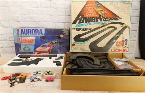 Lot Of 2 Slot Car Racing Sets Auction