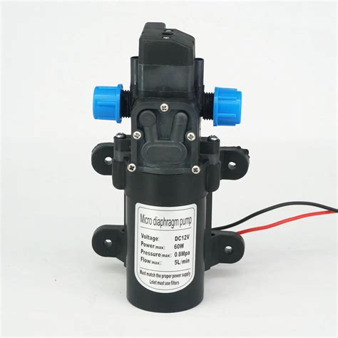 DC 12V 60W Micro Diaphragm Water Pump Self Priming Booster Pump