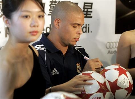 Real Madrid Soccer Player Brazilian Ronaldo Editorial Stock Photo
