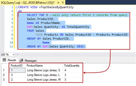 Create View Sql Modifying Views In Sql Server