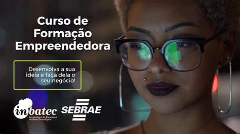 Curso de Formação Empreendedora está inscrições abertas