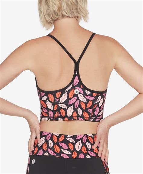 Skechers X Dvf Women S Go Sculpt Medium Impact Racerback Sports Bra And Reviews Activewear