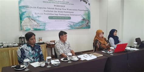 Soroti Pengembangan Kurikulum Dan Modul Pembelajaran Sekolah Ekologi