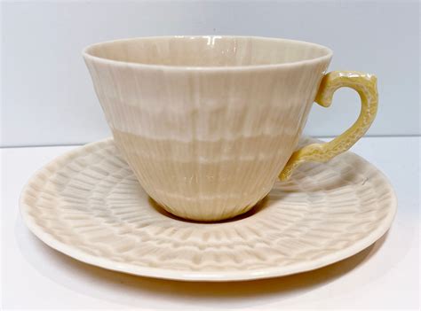 Limpet Belleek Tea Cup Belleek China Belleek Limpet Ware Green