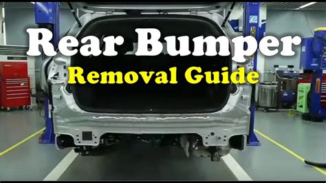 Rear Bumper Removal Guide Easy Quick And Correct Way YouTube