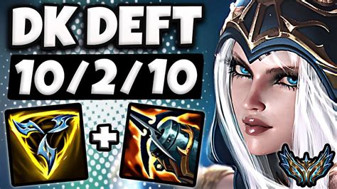 Ashe Vs Kaisa ADC DK Deft Korea Challenger Patch 13 13 YouTube