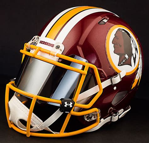 CUSTOM WASHINGTON REDSKINS Full Size NFL Riddell SPEED Football