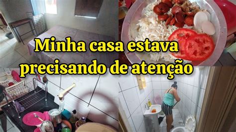 DIA DE CUIDADOS O LAR ORGANIZEI O QUARTO E LAVEI O BANHEIRO ME