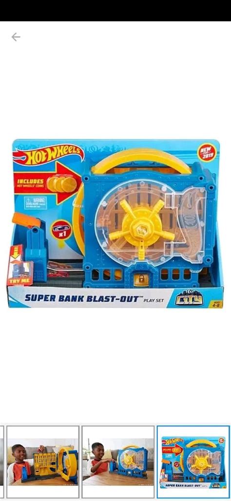 Pista Hot Wheels Fuja Do Banco Mattel Brinquedo Mattel Usado Enjoei