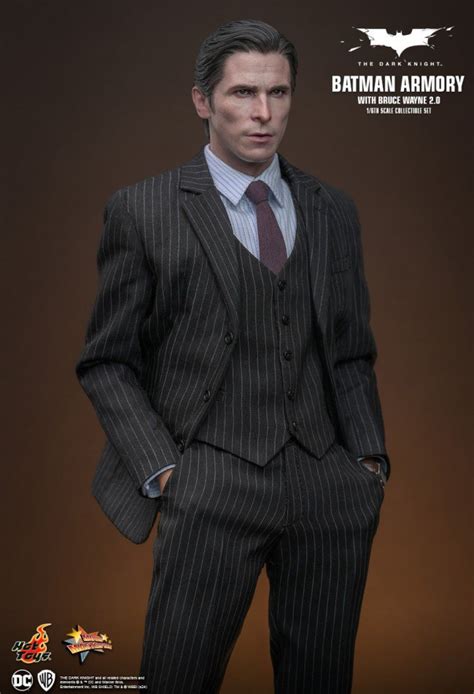 Bruce Wayne Mit Waffenkammer Aus Blockbuster Film The Dark Knight Von Hot Toys MMS