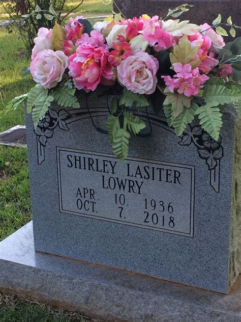 Shirley Ann Lasiter Lowry 1936 2018 Find A Grave Memorial