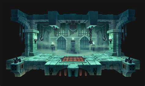 ArtStation - Dungeon, Kim Goeun | Environment concept art, Environment ...