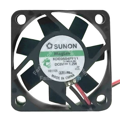 Sunon Kde Pfv Dc V W Wires Wires Wires Axial Cooling