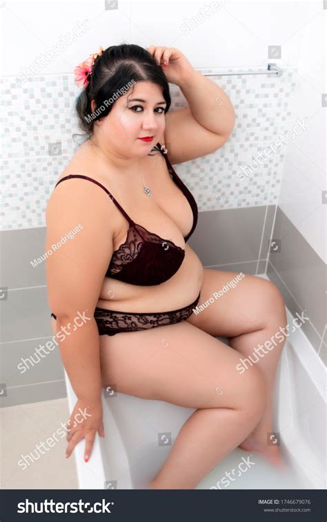 Woman Sensual Dark Red Lingerie On Stock Photo 1746679076 Shutterstock