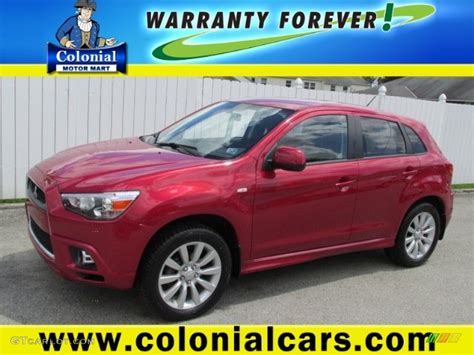 Rally Red Metallic Mitsubishi Outlander Sport Se Wd