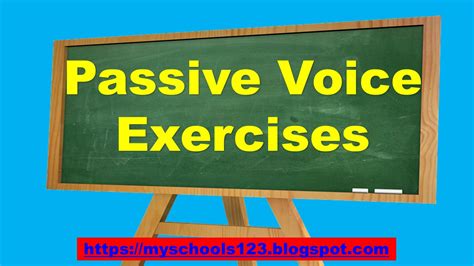 Passive Voice Exercises Check Passive Voice Online English Grammar