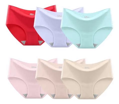 Calzones Dama Pantaleta Bikini L Ser Sin Costuras Piezas Cuotas Sin Inter S