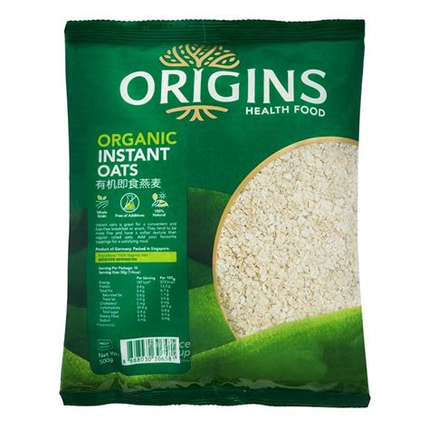 Origins Organic Instant Oats Ntuc Fairprice