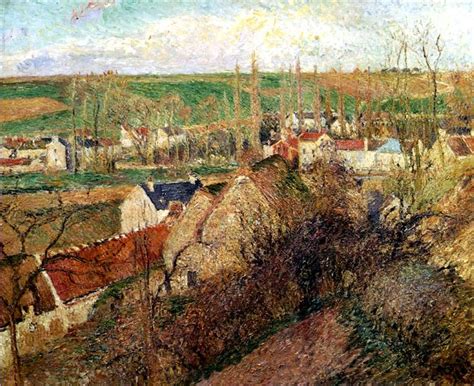 View Of Osny Near Pontoise 1883 Camille Pissarro WikiArt Org