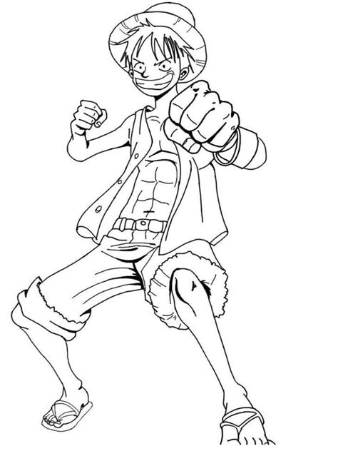 Desenhos De Luffy Para Colorir Imprimir E Pintar Colorir Me