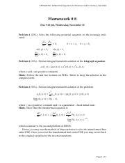 Hw Pdf Amath Differential Equations For Business And Economics