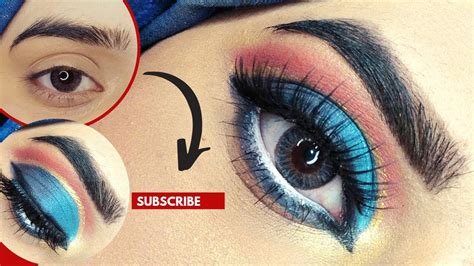 Blue Cut Crease Eye Makeup Step By Step Tutorial Beauty Glazed Palette Youtube