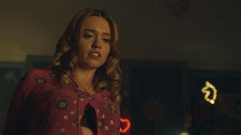 Aimee Gibbs Aimee Lou Wood Floral Red Blouse As Seen In Sex