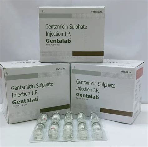 Gentalab Mg Injection Gentamicin Sulphate Injection At Rs Vial