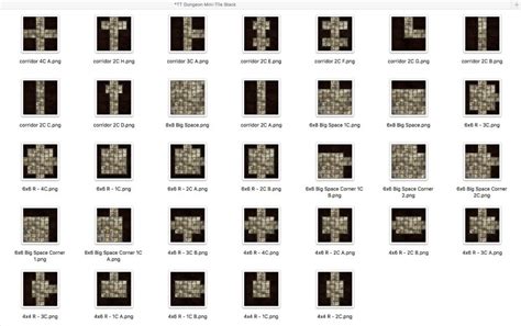 Basic Dungeon Tiles - What's In The Sets? - Printable D&d Map Tiles ...