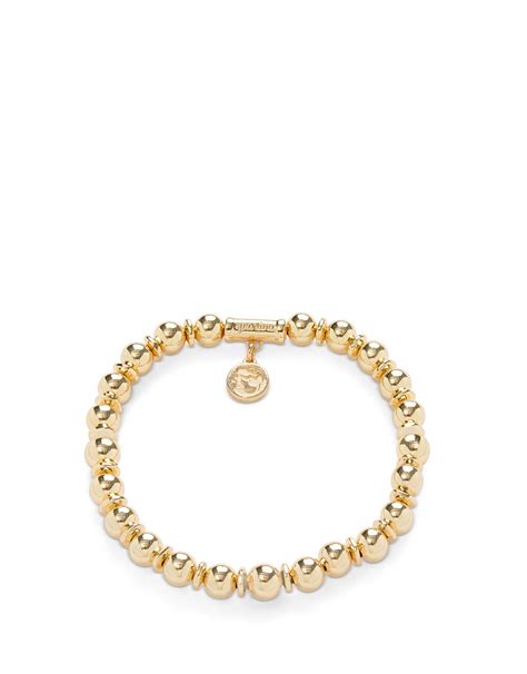 6mm Stretch Bracelet Gold