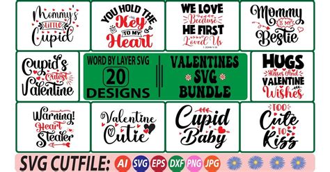 Valentines Svg Bundle Vol 2 Bundle · Creative Fabrica