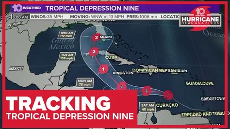 Tracking Tropical Depression See Latest Forecast Cone Spaghetti