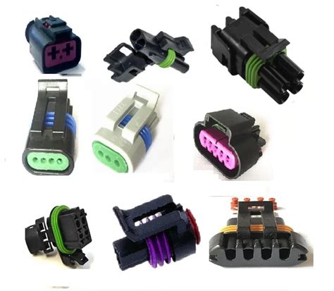 Female Car Auto Connector With Socket Equivalent Connector Light Wire ...