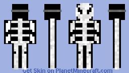 skeleton costume Minecraft Skin