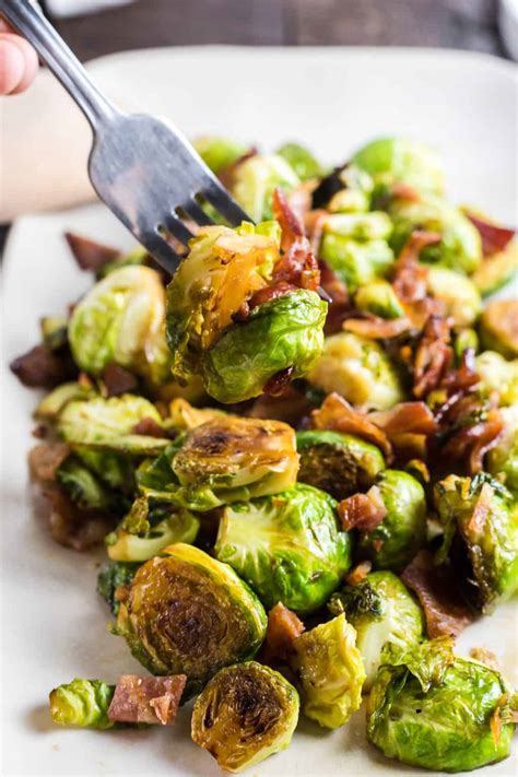 Maple Bacon Brussels Sprouts {easy Side Dish} 365 Days Of Baking