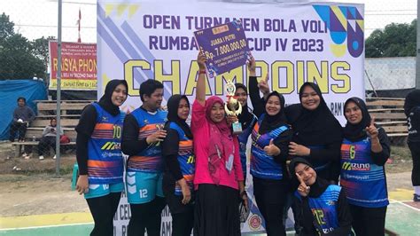 Volleyball Final Wedon Lasak Juara Vs Saqira Gita Jadi Bintang