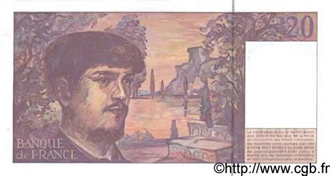 Francs Debussy Modifi France F Ter P Banknotes