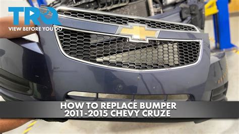 How To Replace Bumper 2011 2015 Chevy Cruze Youtube