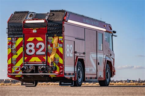 Lafd Takes Delivery Of First Electric Fire Truck In North 52 Off