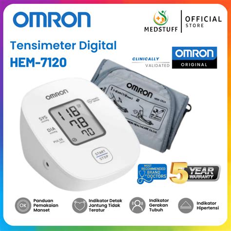 Jual Tensimeter Digital Omron HEM 7120 Original Alat Ukur Tensi Tekanan