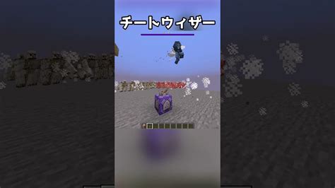 【マイクラ】常に爆発するチートウィザーが出来上がったw Shorts マイクラ コマンド マインクラフト Minecraft