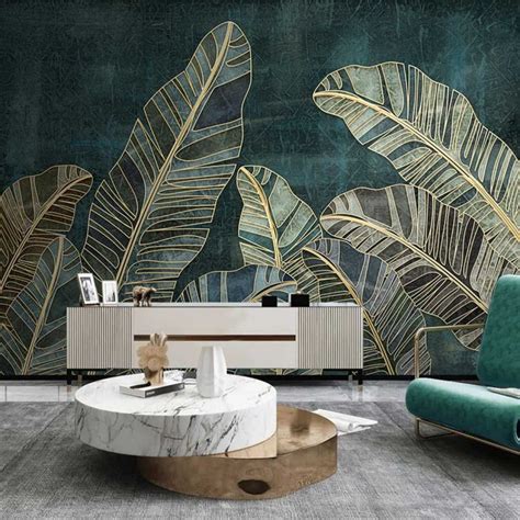 Papier Peint Panoramique Tropical Bananier Wall Design