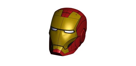 Iron Man Stl Mk3 Helmet Mask Cosplay 3d Print Stl Download Etsy Uk