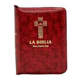 Biblia Dios Habla Hoy Dhh Tama O Compacto Imitacion Piel Color Rojo