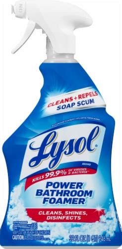 Lysol Power Bathroom Foamer Bathroom Cleaning Spray Soap Scum And